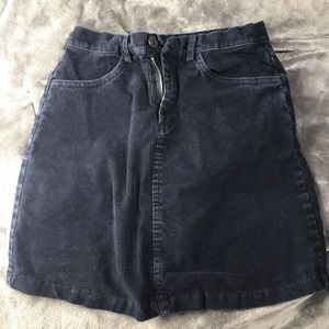 Brandy Melville corduroy mini skirt